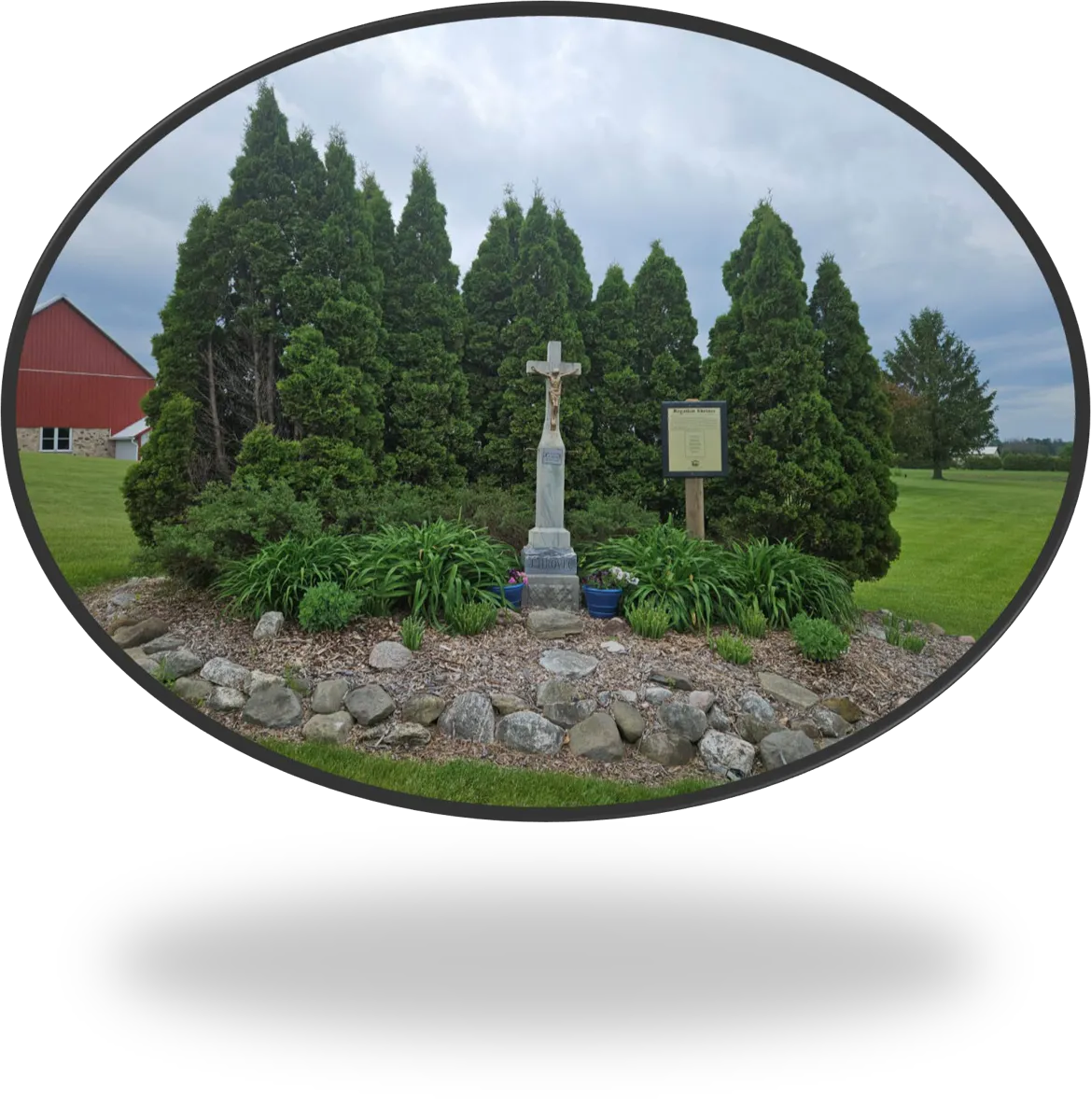 Day 2, Krohn Cheese store and Rogation Shrine, photo 1