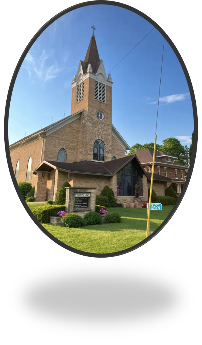 Day 2, camping at St. Isadore the Farmer Parish, photo 1
