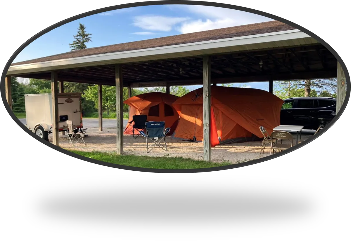 Day 2, camping at St. Isadore the Farmer Parish, photo 2