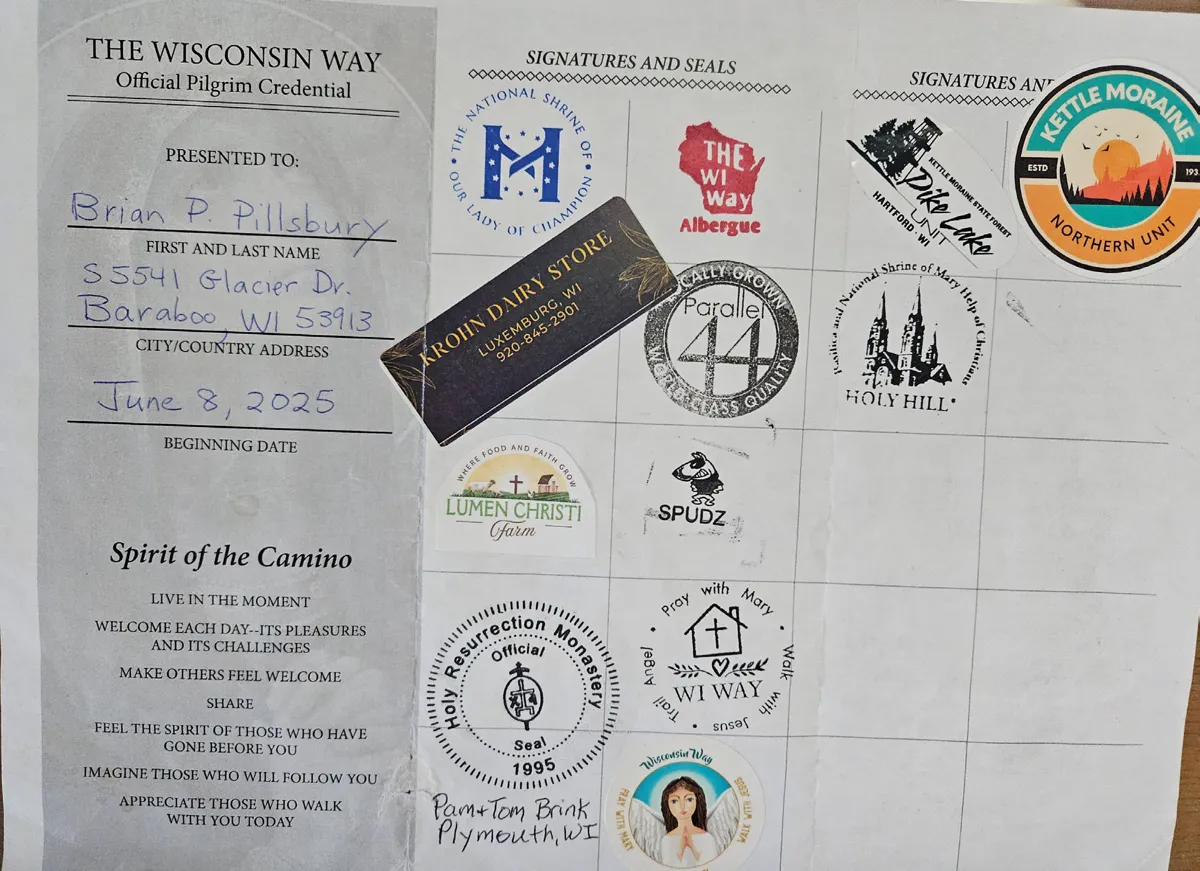 Day 13, Wisconsin Way passports and patches, photo 3